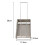Stainless Steel Portable Bread Toaster for Camping 7