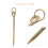 Heavy Duty Golden Iron Ground Stake 1 Pack 7