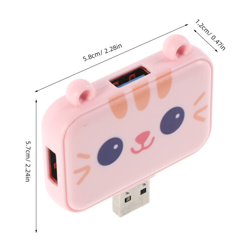 Compact USB Docking Station for Laptop with Hot-Swappable 1