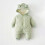 Puffer Jacket for Toddlers Solid Green Hooded Zip-Up 6 2