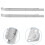 Metal Slide Rail for Home 2 pcs smooth low-noise 5