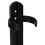 Wall Mount Fire Extinguisher Holder Black PVC 7.5 Inches 6