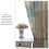 Abstract Thermal Curtains Grey Blue Beige 2 Panels 63x63 8