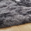 DODOING Soft Shaggy Area Rug Black 5 Sizes 4