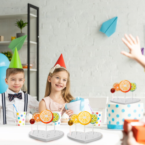 Cake Pop Stand Holder 4 Pieces 18 Holes 2
