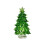 Glass Christmas Ornament Multi-Color Crystal 1 Piece 2