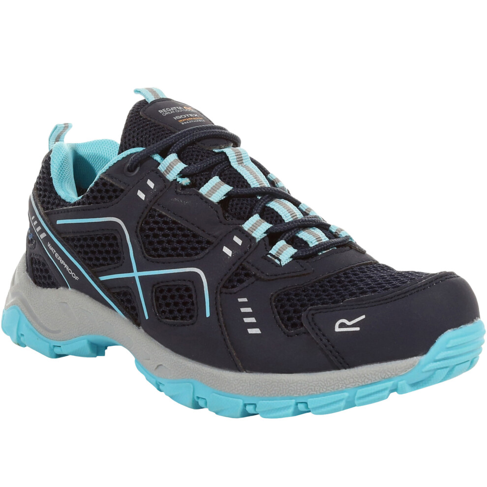Regatta Women's Vendeavour Waterproof Walking Shoes in Mid Navy | Size: 6.5 - Image 7