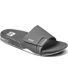 (UK 11, Shadow) Reef Mens Fanning Summer Beach Sandals Thongs Flip Flops Slide Slider - Shadow