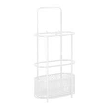 Umbrella Holder Rack with Drip Tray White
