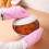 Silicone Baking Glove Heat Resistant 1 Pc Green Pink 6