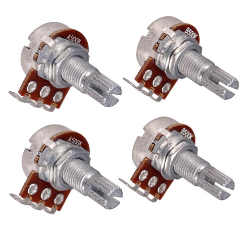 Linear B 500k Potentiometer for Electric Guitar