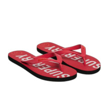 (10 - 11 UK, Flare Red) Mens Superdry Pool Slides
