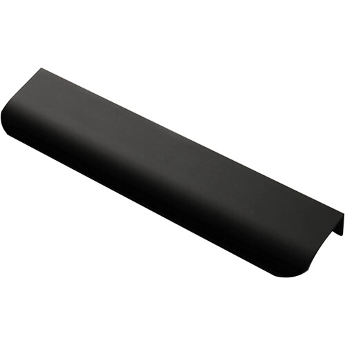 D-Handle Cabinet Pulls Black Aluminum Alloy 2-Pack