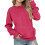 Oversized Girls Hoodie Casual Pullover Sweatshirt with 1