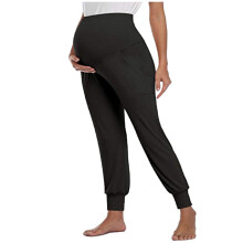 Awdenio maternity yoga pants over belly long