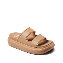 (7 UK, Natural) Reef Womens Cushion Bondi 2 Platform Summer Thongs Flip Flops Sandals