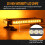 Magnetic Rooftop Strobe Beacon Light 30LED 3