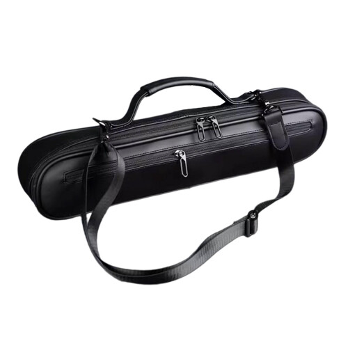 Flute Carrying Bag Black Adjustable Shoulder Strap 2