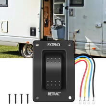 RV Electric Stabilizer Jack Switch Waterproof Rocker 1 Pack