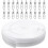 Nylon Coil Zipper White 5 Yards with 20 Sliders 1