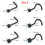 Stainless Steel Nose Studs S-L Shape 6 Pcs 1