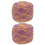Shiny Knitting Yarn Polyester Medium Thick 2 Rolls 1
