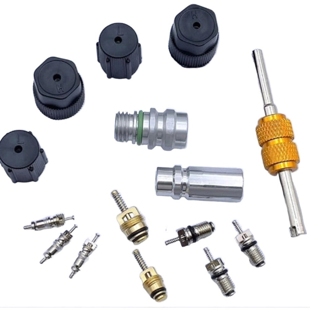Ac Valve Stem Core Kit For R134a R12 Refrigerant Sealing 928028914898