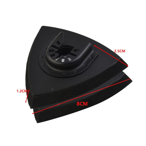 Triangular Sanding Pad for Oscillating Tools 2 Pcs