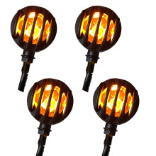 Motorcycle LED Blinkers Amber 12V Waterproof 4-Pack