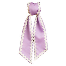 Peach Satin Ribbon Wavy Edge 3.5 in x 54 in