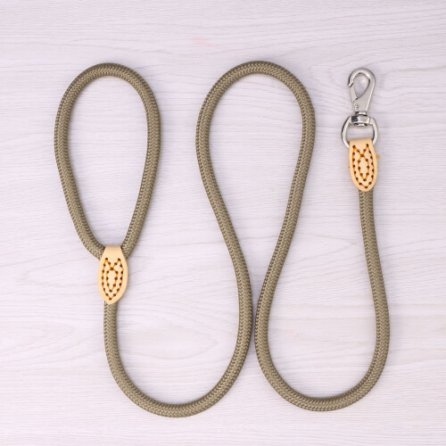 Strong Grip Dog Leash Heavy Duty Beige 1 Pack
