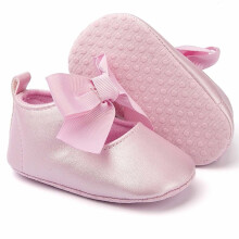 Baby Girls Ballet Crib Shoes Pink 6-9 Months