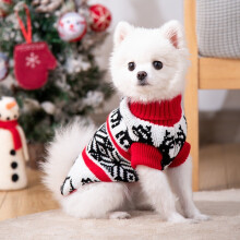 Dog Knitted Sweater Winter Christmas Clothing