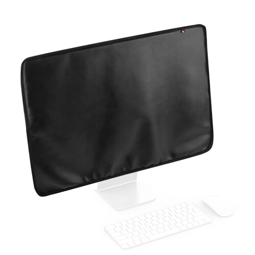 Keyboard Mouse Sleeve PU Leather Black 24 inch