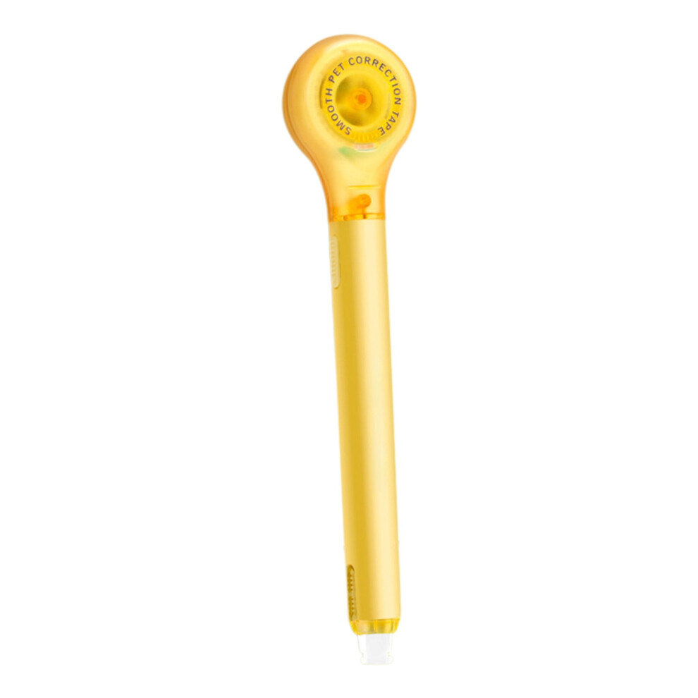 Correction Tape Yellow Retractable Replaceable Core