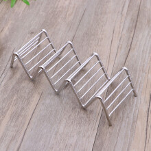 Stainless Steel Taco Rack Stand for 3 or 4 Tacos