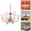 Dollhouse Chandelier Light 1:12 Scale Miniature Hanging 1