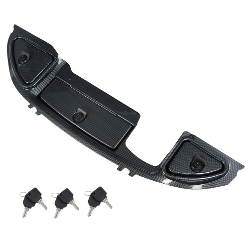 Golf Cart Carbon Fiber Dashboard with Locking Doors for 1