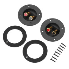 Subwoofer Terminal Box Gold-Plated Contacts 2.95 Inch