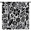Abstract Botanical Curtains Boho Black White 63x63 Inch 1