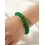 Green Beaded Bracelet for Women Stackable Jewelry 1 Piece 3