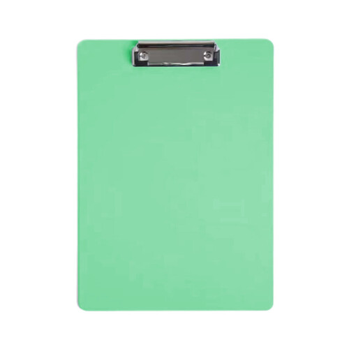 Nursing Clipboard Green Heavy-Duty Plastic 12x9in