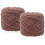 Coral Fleece Yarn Rolls for Crochet Knitting 2 Rolls 1