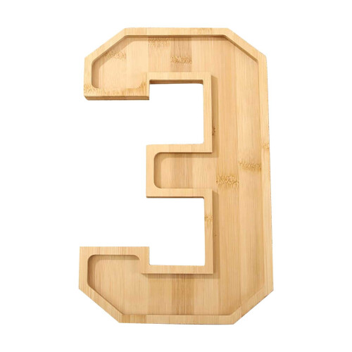 Wooden serving board for fruit cheese and vegetables 11.6