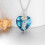 Frog Necklace in 925 Sterling Silver with Birthstone Crystal 7