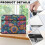 Boho Mandala Flower Sewing Machine Dust Cover with Pocket 6