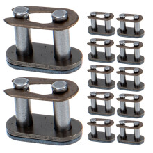 Motorcycle Chain Connector Link Black 12 pcs