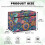 Boho Mandala Flower Sewing Machine Dust Cover with Pocket 7