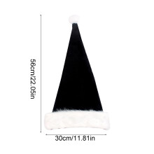 Knitted Santa Hat Christmas Photo Prop with White Fluffy
