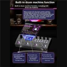 M-VAVE TANK PRO Multi-Effects-Gitarrenpedal-Prozessor AI Neural Network Modeling Gitarren Umfassende Multi-Effects Schwarz